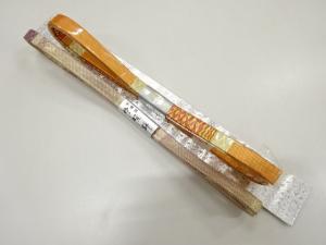 未使用品　正絹　佐賀錦帯締め　2本セット
